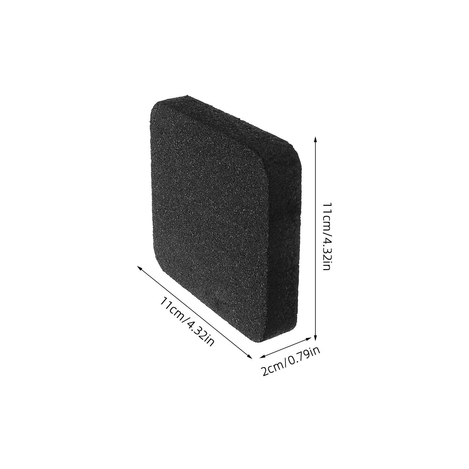 Tapis d'exercice en caoutchouc épais absorbant les chocs, coussinets anti-vibration, réduction du bruit, tapis de sol insonorisés pour tapis de course, 6 pièces