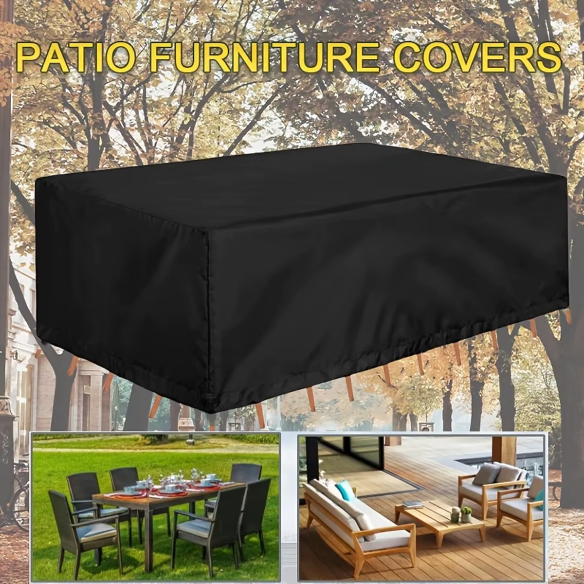 Véritable couverture extérieure pour meubles de jardin