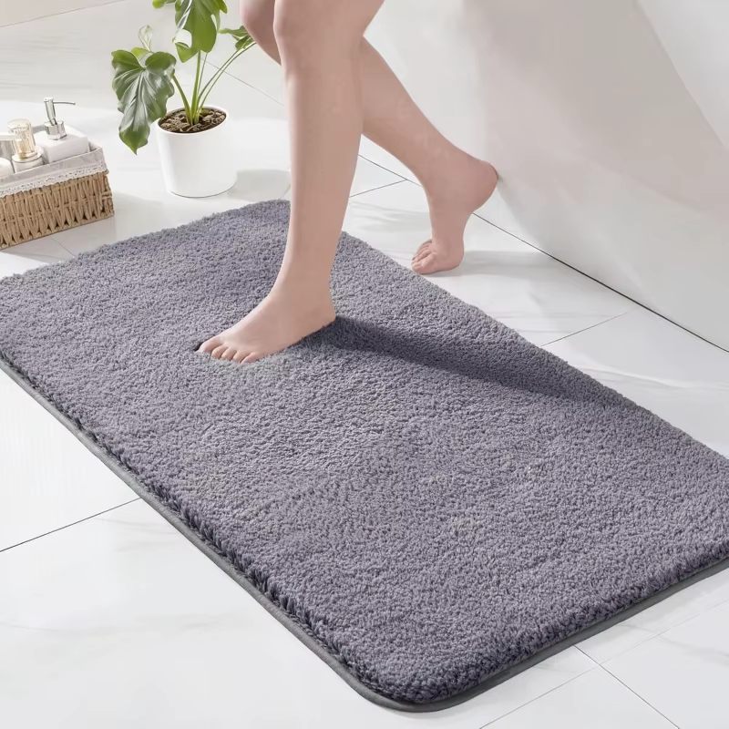 VIKAMA Tapis de salle de bain bleu marine multi-tailles