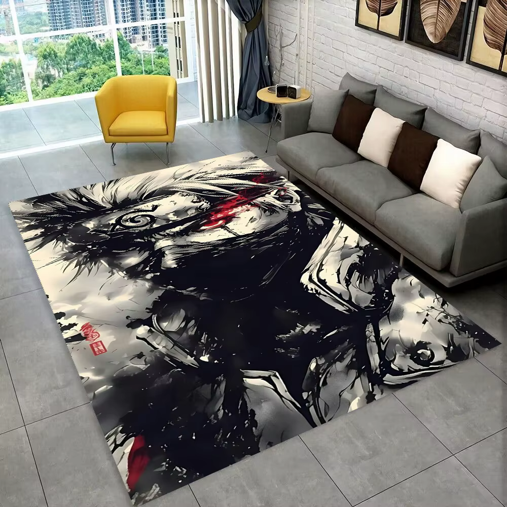 Tapis 3D N-Naruto Cartoon Anime I-Itachi pour salle de jeux