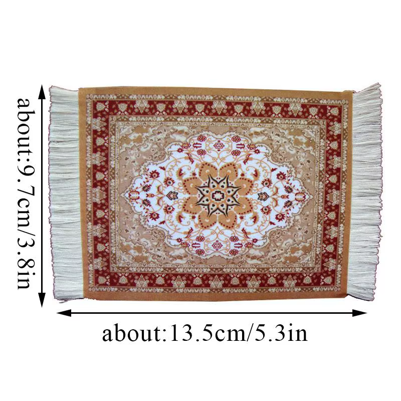 Sous-verres persans, Mini tapis tissé