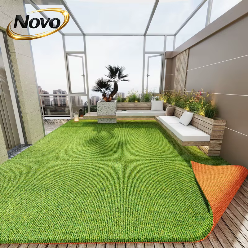 Gazon artificiel multi-tailles pour terrasse