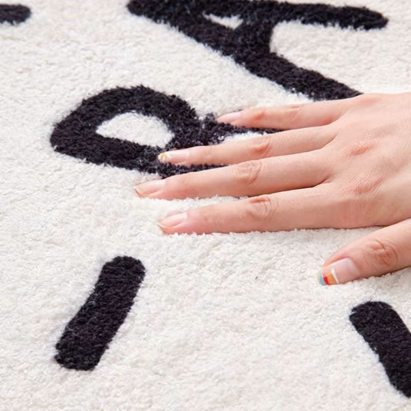 Tapis en peluche de Style nordique