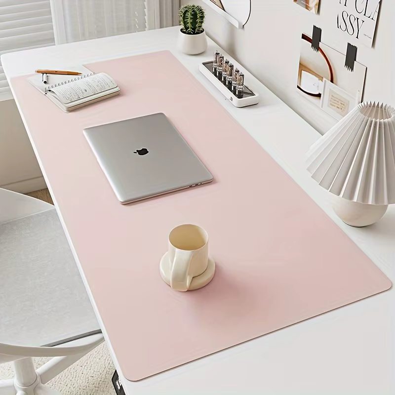 Tapis de table imperméable en simili cuir