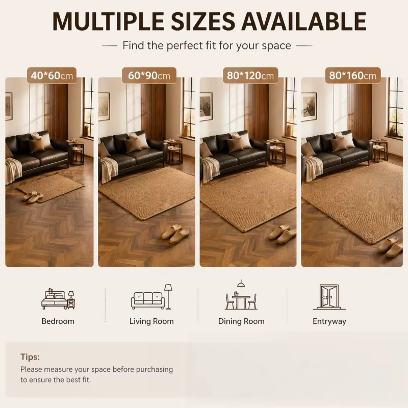 Tapis d'entrée en faux sisal