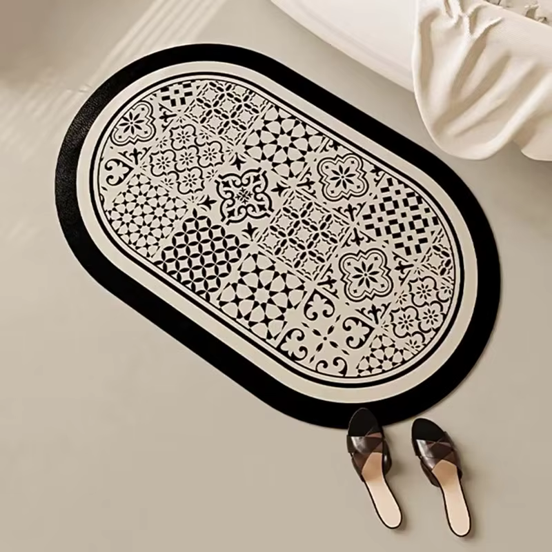 Ensemble de tapis de salle de bain antidérapant