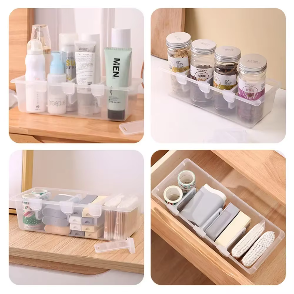 Planche de séparation de rangement pour réfrigérateur – Organisateur peu encombrant réglable et antidérapant pour bouteilles, canettes et étagères de cuisine