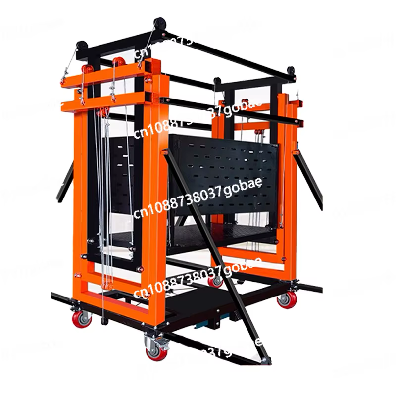 Plateforme élévatrice mobile électrique 5M, capacité de charge 300-500KG, télécommande, pliable, pour décoration