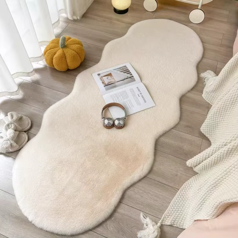 Nouveau tapis style crème pour salon et chambre