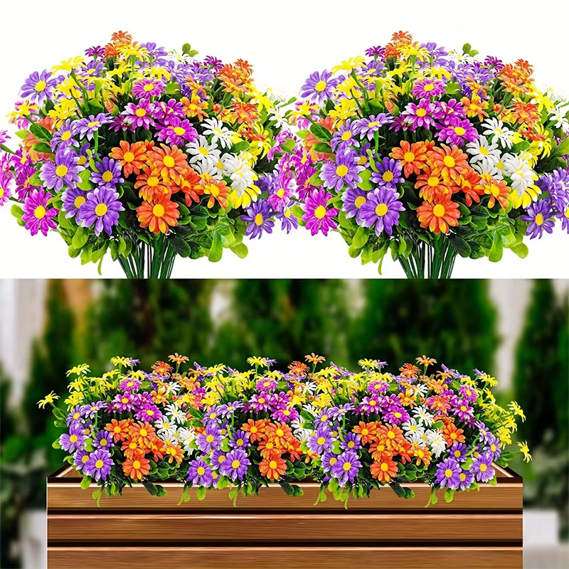 Bouquet de fleurs artificielles marguerite 33cm