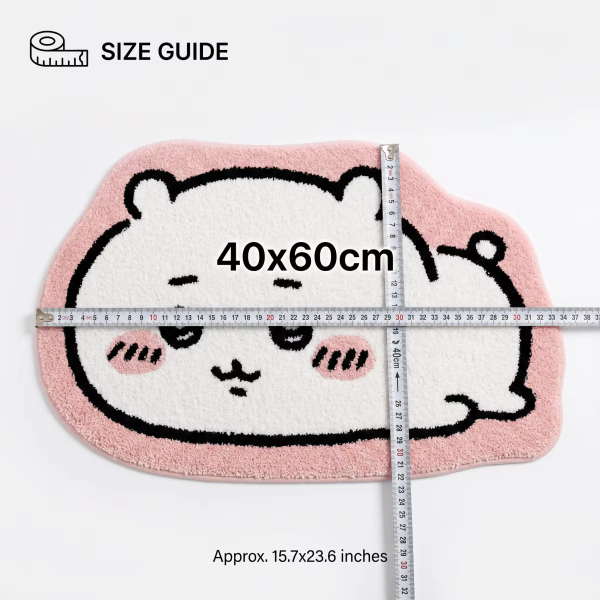 Tapis en peluche Chiikawa Usagi Hachiware