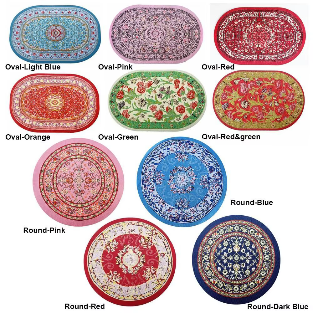 Tapis de maison de course multicolore