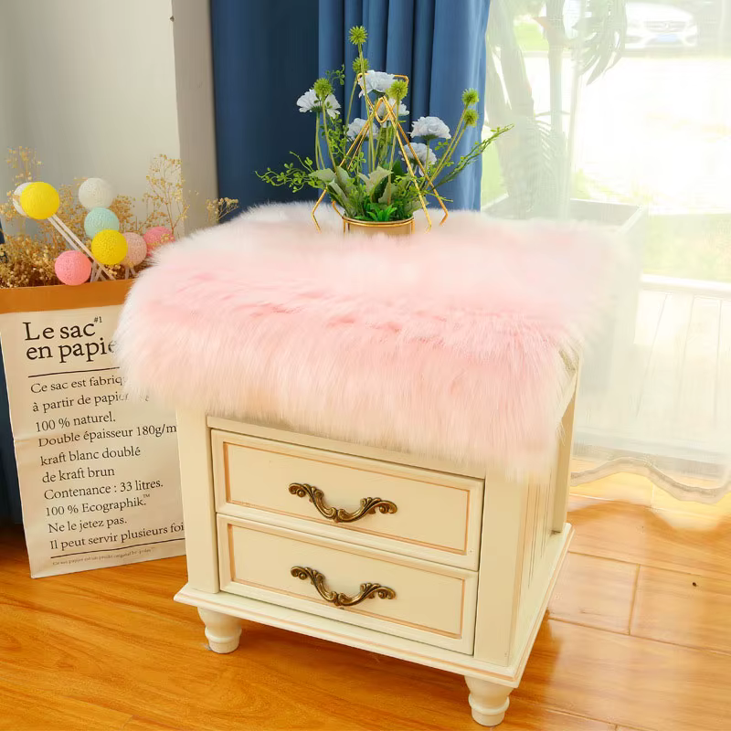 Tapis doux et moelleux en fausse fourrure