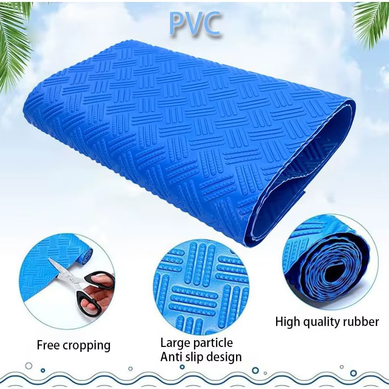 Tapis d'échelle de piscine antidérapant