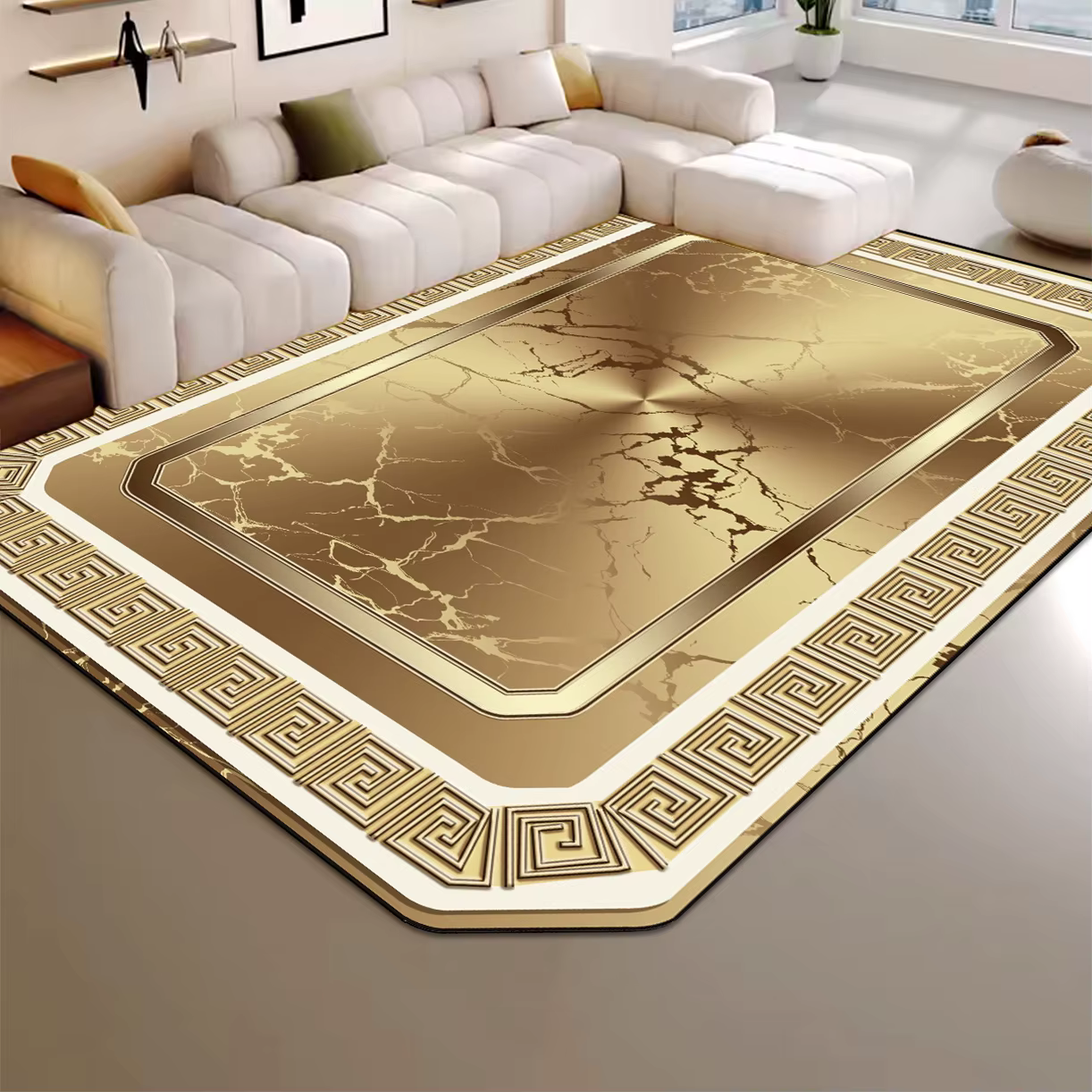 Tapis de salon de luxe haut de gamme