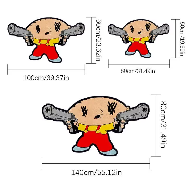 Tapis de personnage de dessin animé VIKAMA