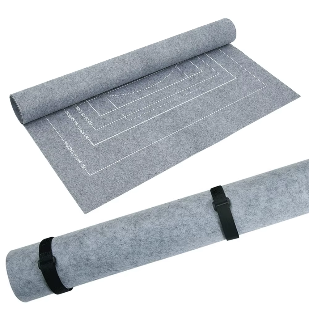Ensemble de tapis de puzzle en feutre