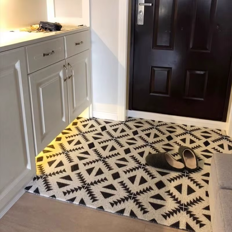 Le tapis de porte d'entrée peut être nettoyé