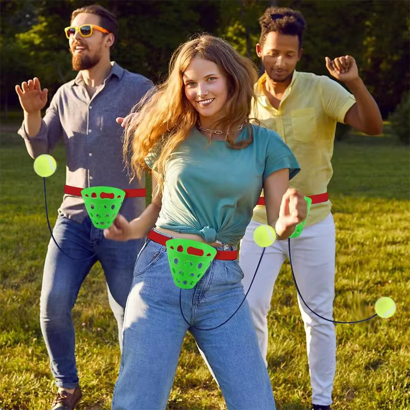 Ensemble de jeu de balles oscillantes pour adultes, pour activités familiales en plein air, fêtes d'anniversaire, de Noël, de mariage, d'été