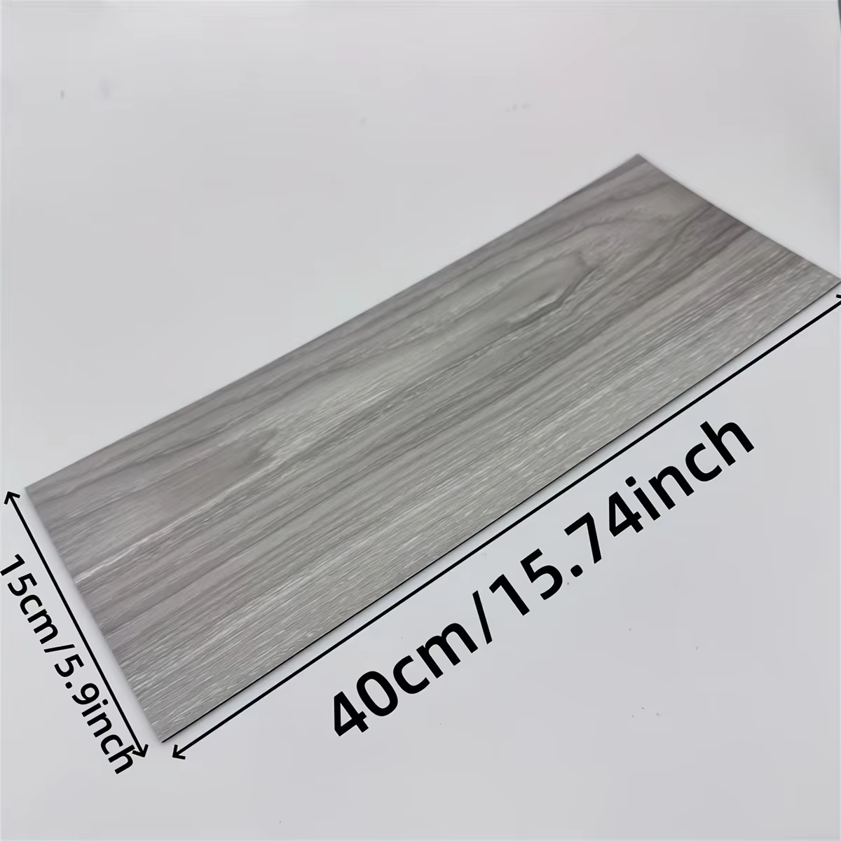 10 pièces de revêtements de sol auto-adhésifs imitation bois 40x15cm