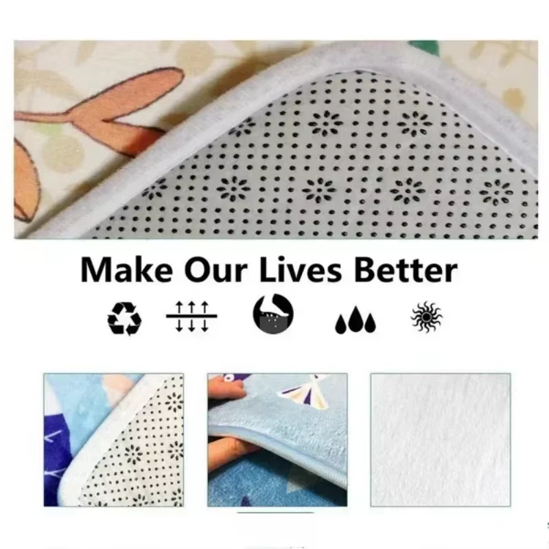 Tapis de sol avec motif plat visuel 3D pour puits d'eau construit en pierre