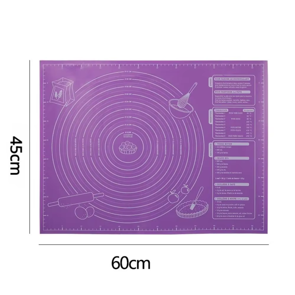 Tapis de cuisson en silicone extra épais et grand format