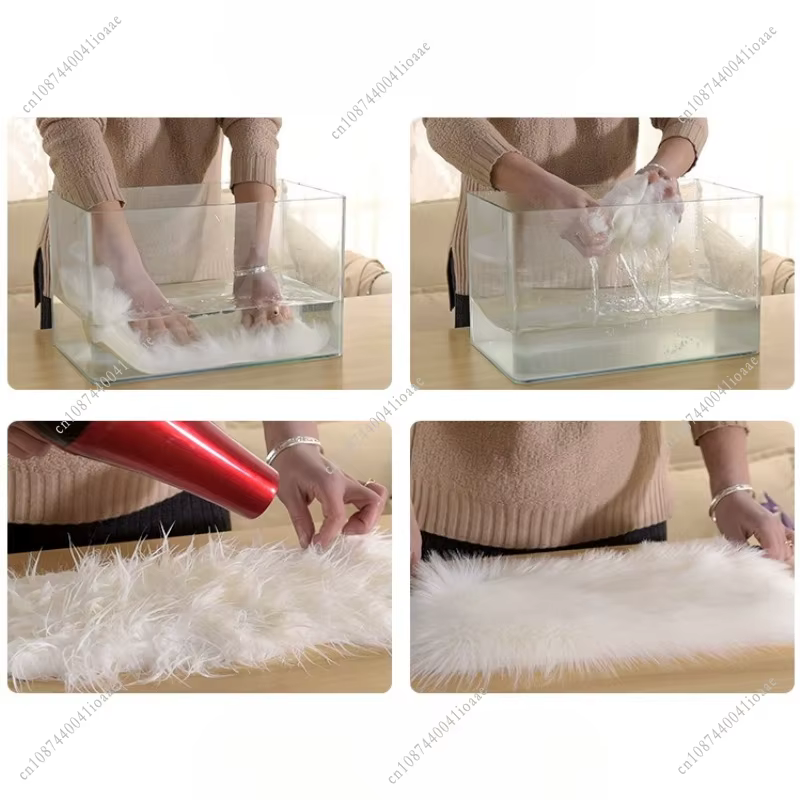 Tapis irrégulier à la mode