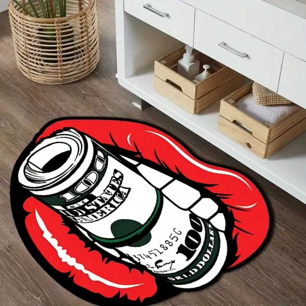 VIKAMA – tapis d'argent à lèvres Sexy