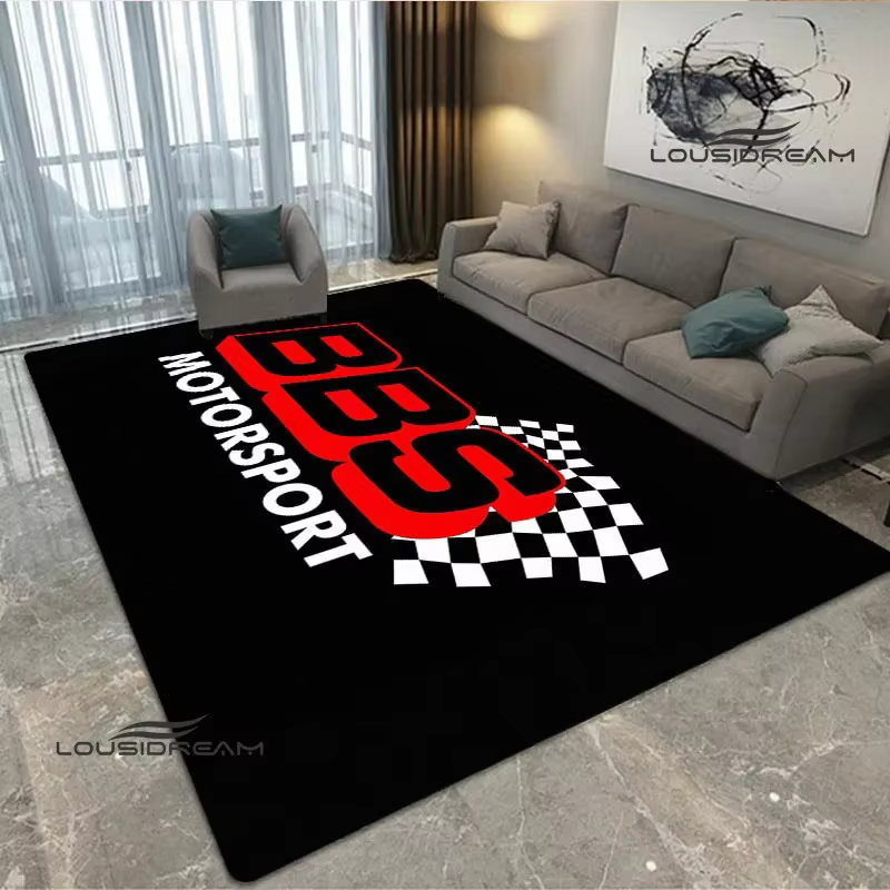 Tapis rétro imprimé BBS Racer 3D