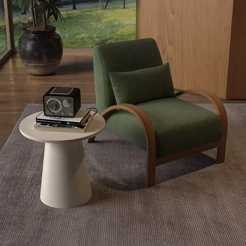 Fauteuils de salon en bois pour la lecture
