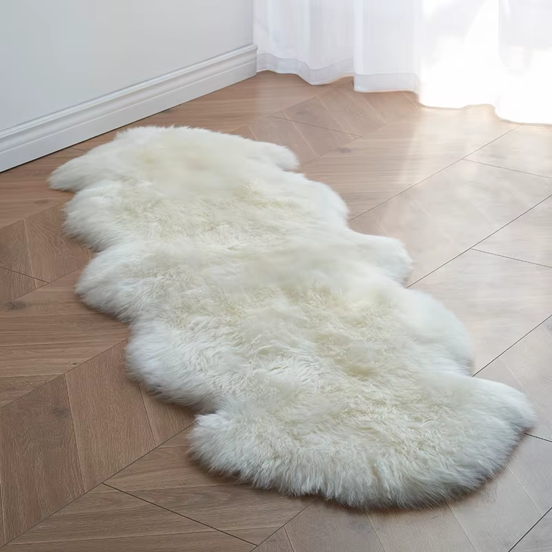 FORSWAN doux blanc fausse fourrure zone tapis enfants salon chambre Shaggy sol chaise