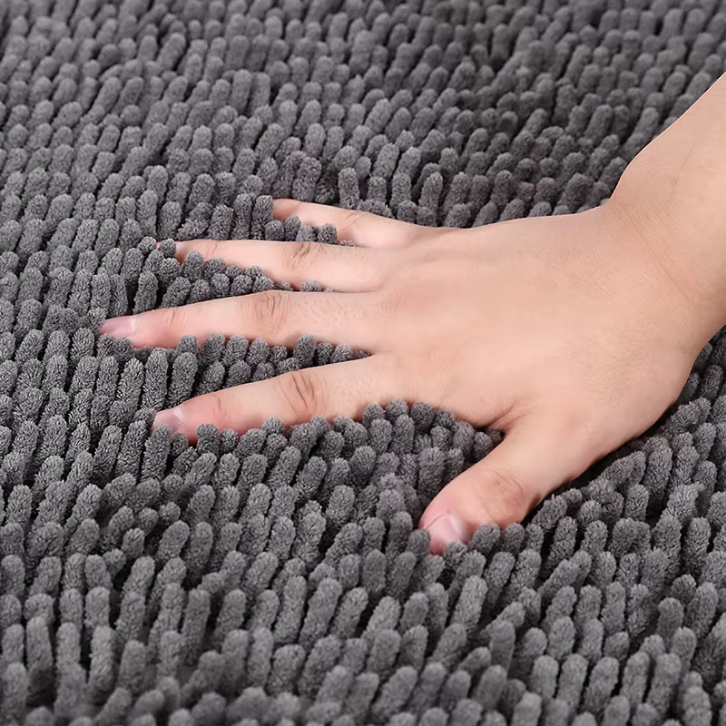 Tapis de bain en Chenille