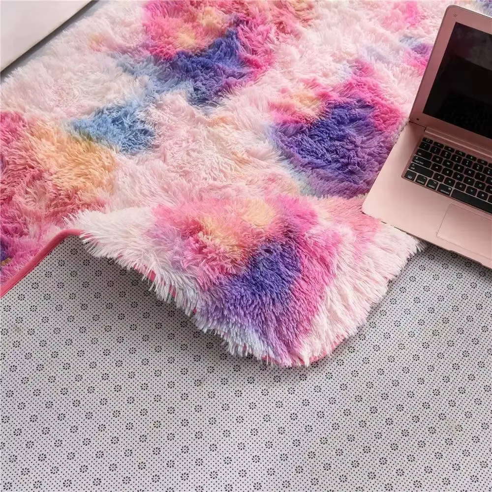 Tapis imprimé léopard moelleux