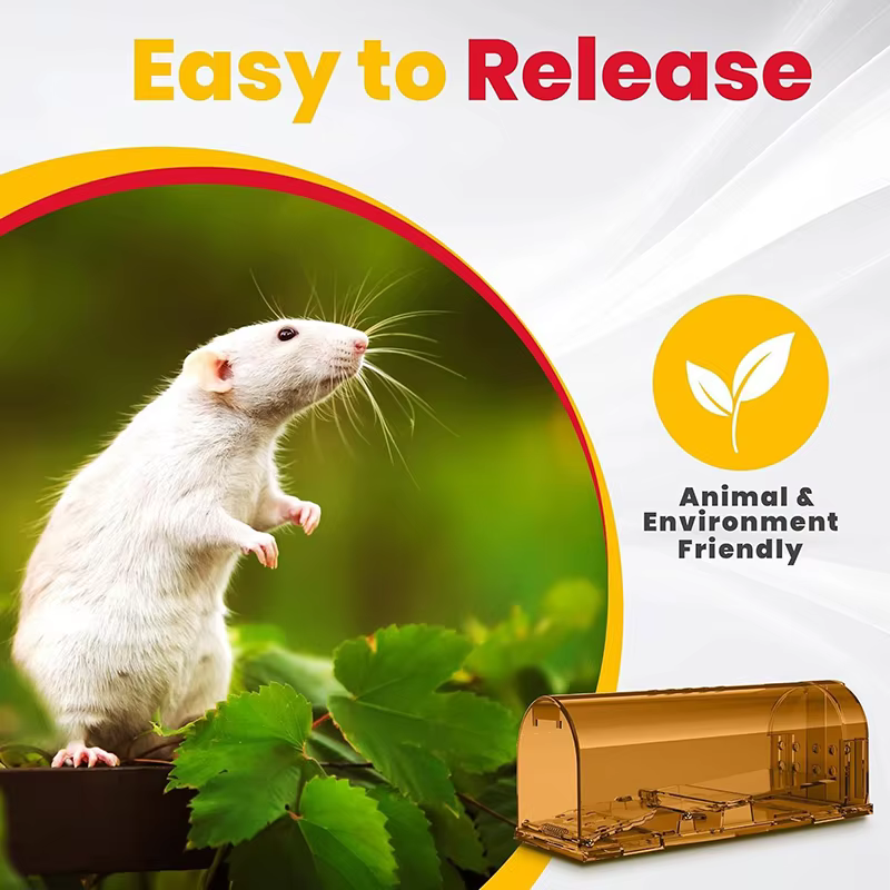 Piège à souris en plastique, 1 pièce, pour chambre à coucher, cuisine, entrepôt, capture facilement les rats, piège à pédale haute sensibilité, cadeau
