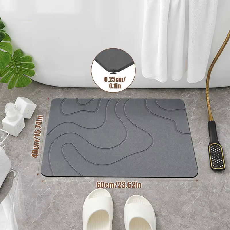 Tapis de bain en Diatomite