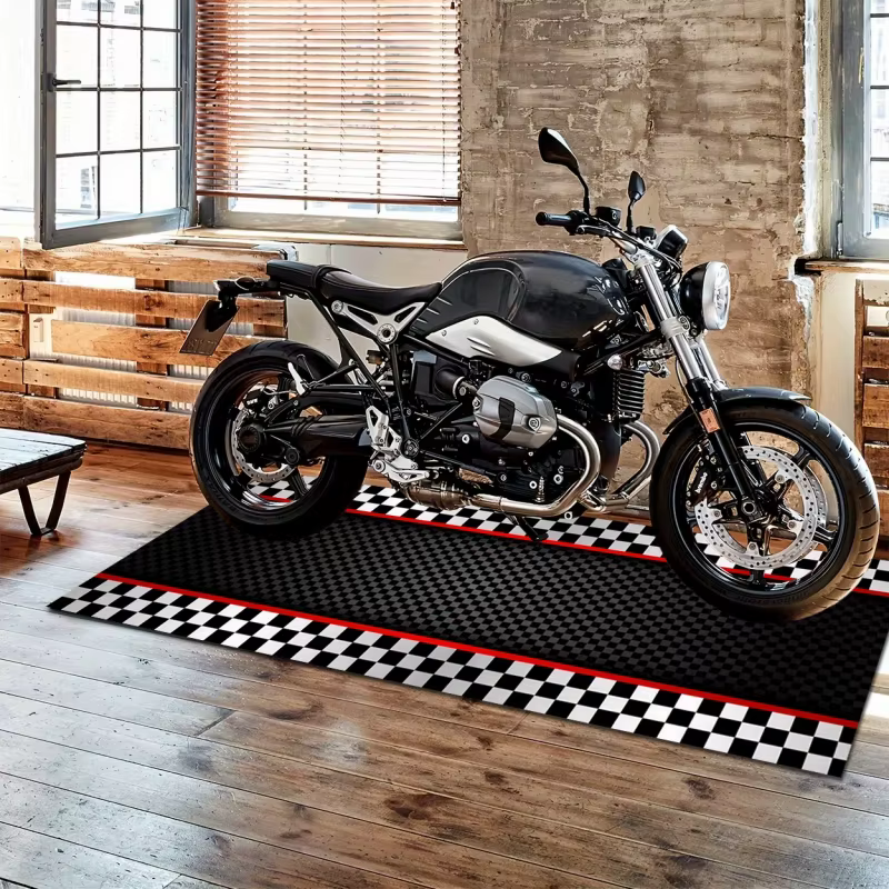 Tapis rayé à carreaux VIKAMA Racing