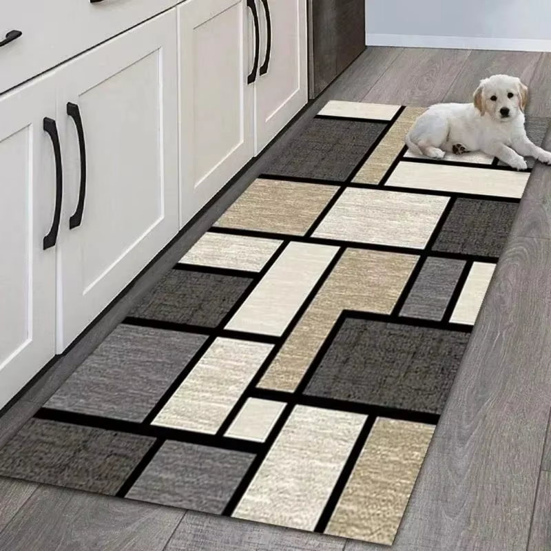 Tapis de cuisine géométrique moderne VIKAMA