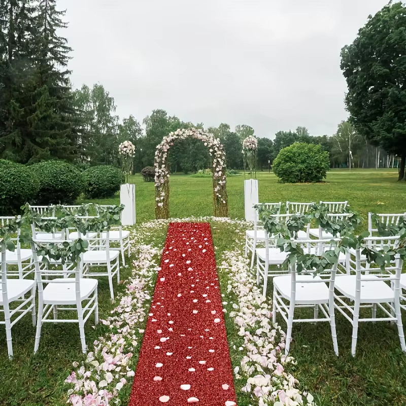 Tapis rouge de mariage