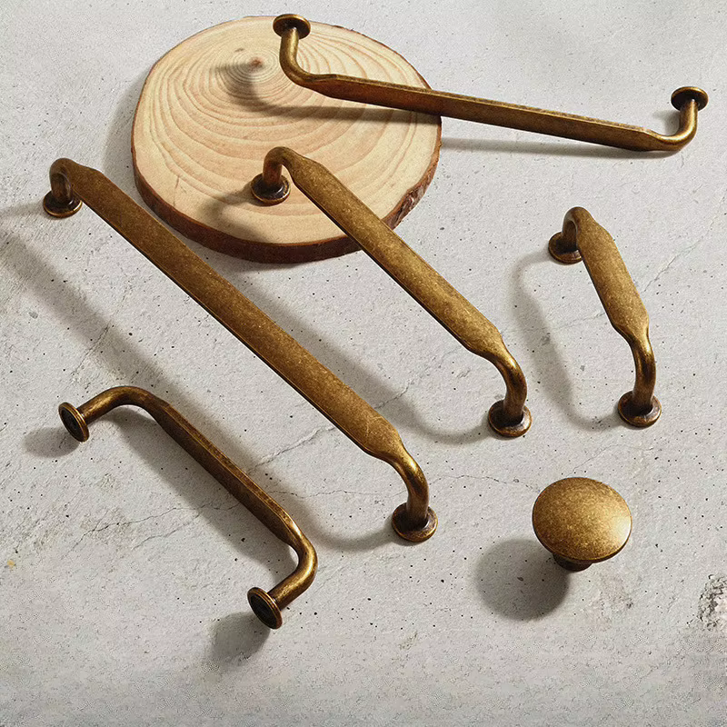 American Foy pour meubles, armoire de cuisine en bronze, boutons en alliage de zinc, commode de proximité, armoires à chaussures