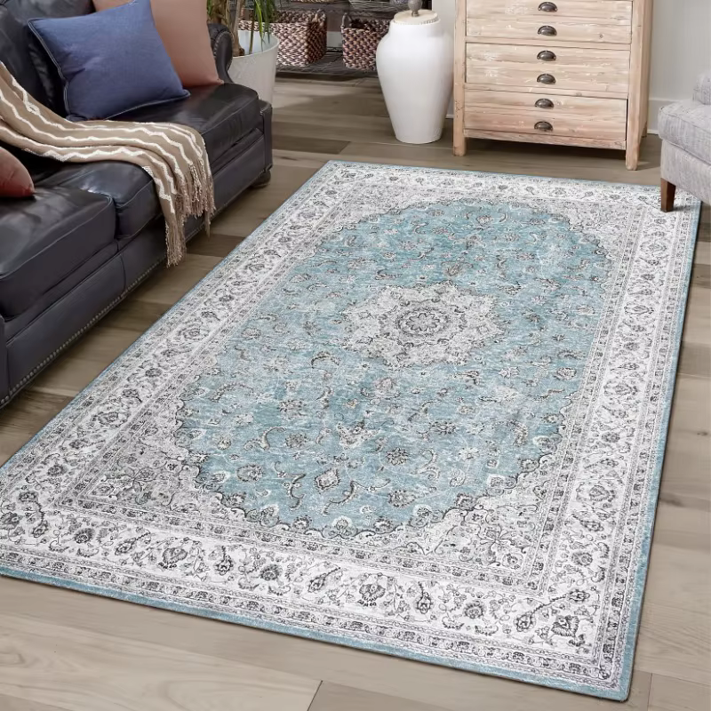 Tapis de salon bohème tapis antidérapant pour salon