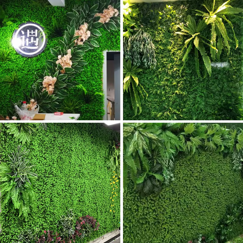 Le panneau mural d'herbe de plante artificielle convient à la décoration de jardin et de Jungle