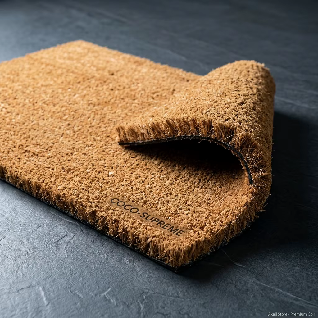 Tapis de porte marron durable antidérapant pour entrée, tapis de sol pour porte d'entrée, patio, véranda, garage, bureau, maison, usage intérieur et extérieur