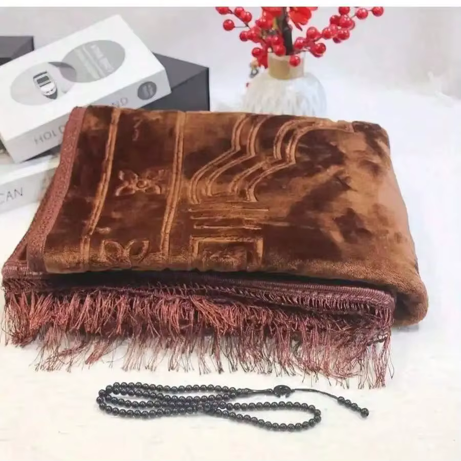 Tapis de prière en velours musulman