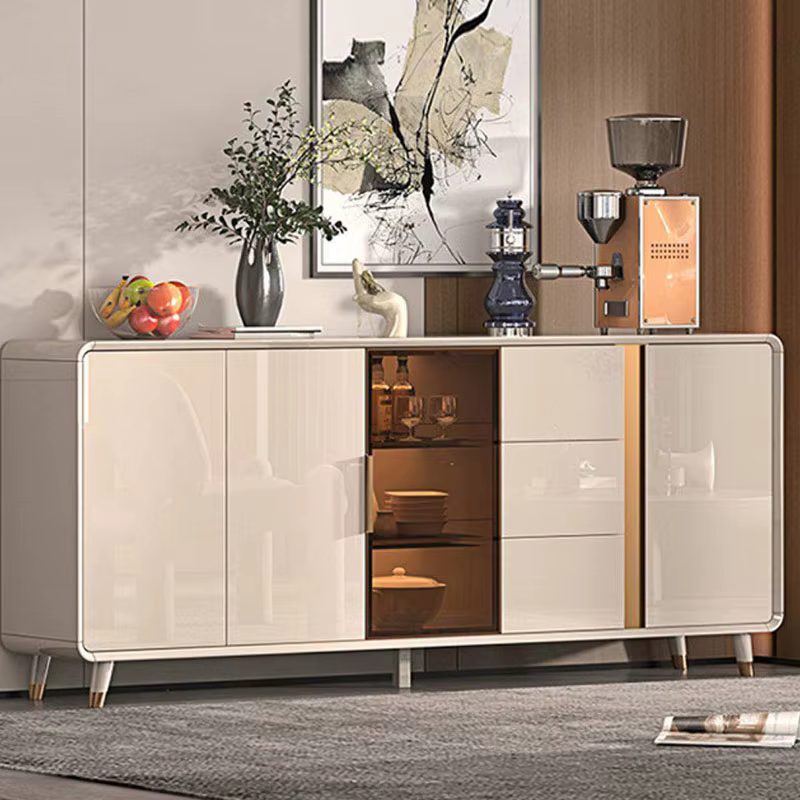 Meubles de salon de luxe en bois : Meuble de rangement et de présentation avec tiroirs