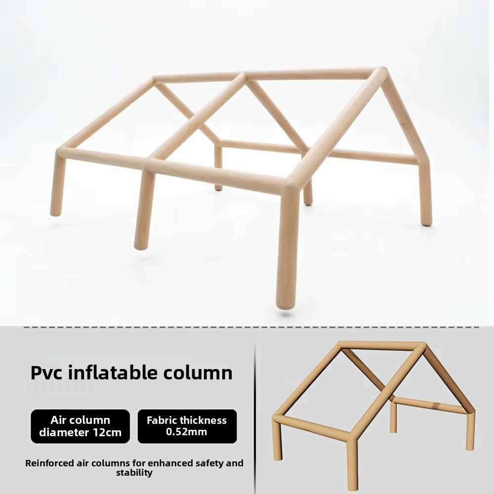 12 ㎡   Grande tente de camping gonflable pour 4 à 8 personnes avec fenêtres, portable, imperméable, pare-soleil, tente de camping quatre saisons