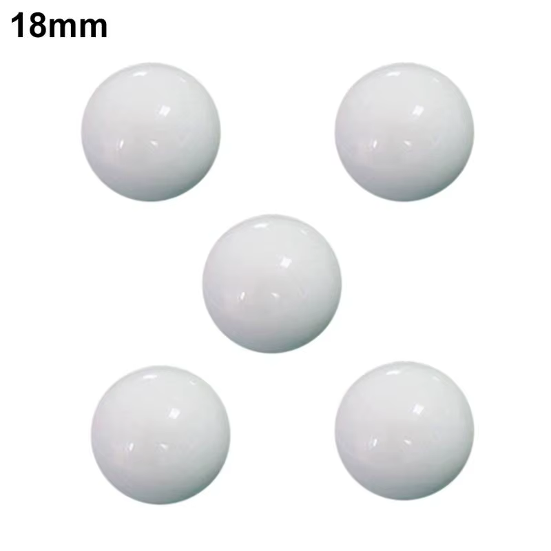 5pcs Russian Roulette Ball Casino Roulette Game Remplacement Ball Acrylique Boule blanche 12/14/16/18/20 / 22 mm