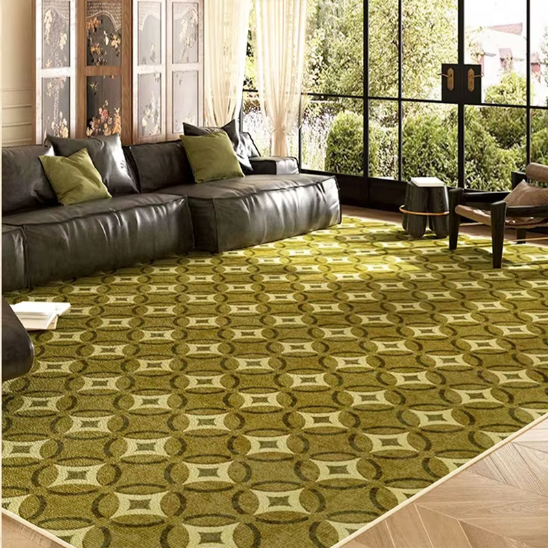 Tapis en Cachemire Lavable à la Machine Non-ALD