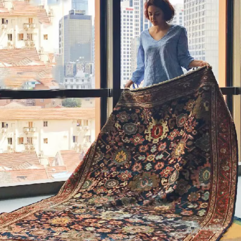 Tapis en peluche de style américain et marocain pour la décoration de la maison