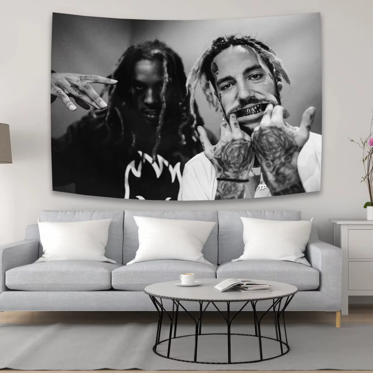 Boutique Suicideboys tapisserie sur le mur esthétique dortoir fond adolescent chambre décoration tissu affiche
