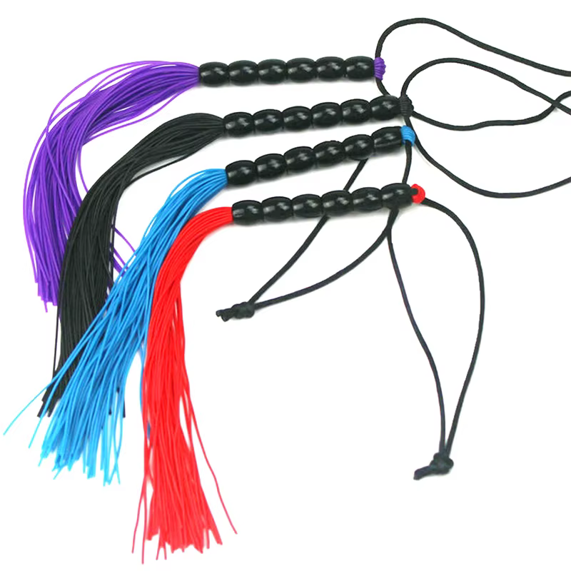 Fouet en Caoutchouc T64.pour Jeu Sensuel et BDSM 7.0, Jouets Sexuels pour Jeux d'Adultes, Chatoucorporelle, Mini Cosplay, Bondage